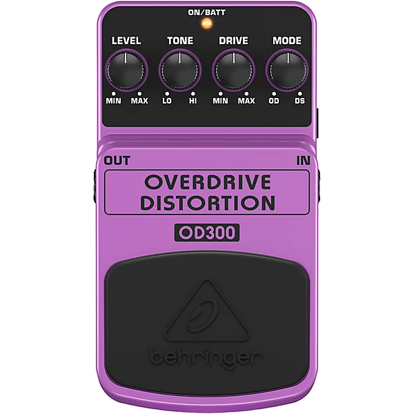 Behringer OverdriveDistortion OD300 Guitar Effects Pedal