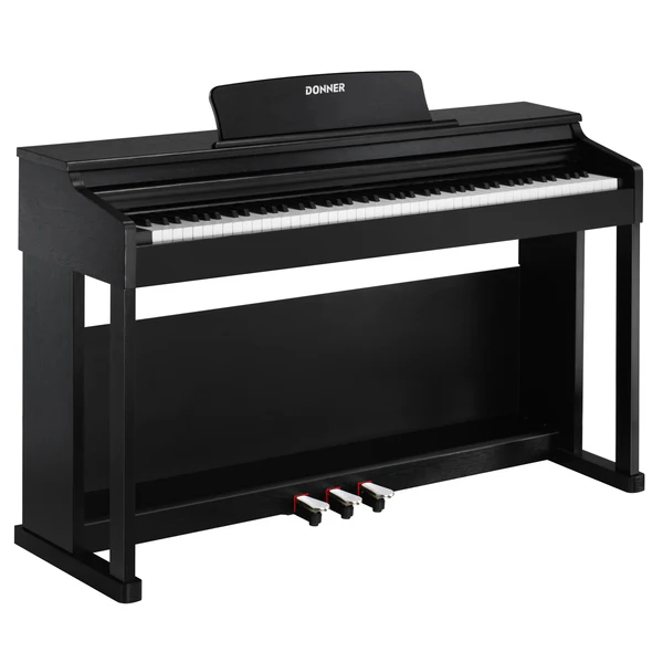 Donner DDP-100 88 Key Weighted Hammer Action Upright Digital Piano for Beginners Black/White Donner DDP-100 88 Key Weighted Hammer Action Upright Digital Piano for Beginners BlackWhite